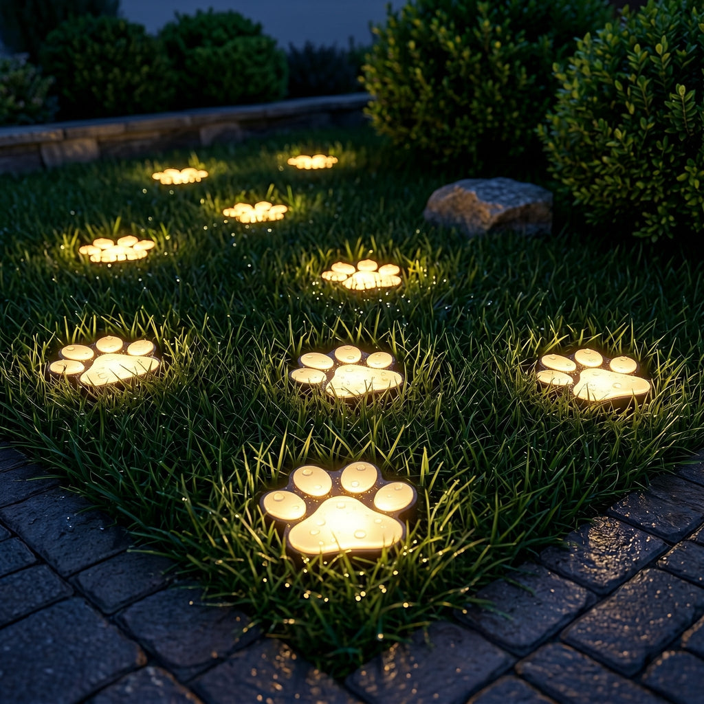 PawGlow Solar Garden Lights - Weather Resistant, Automatic Illumination 8