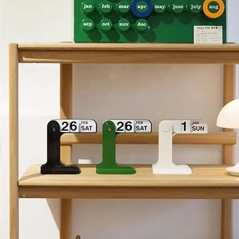 Perpetual Flip Desk Calendar - Stylish, Durable Organization for Every Day 2