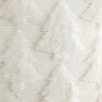 Close-up of textured white fabric