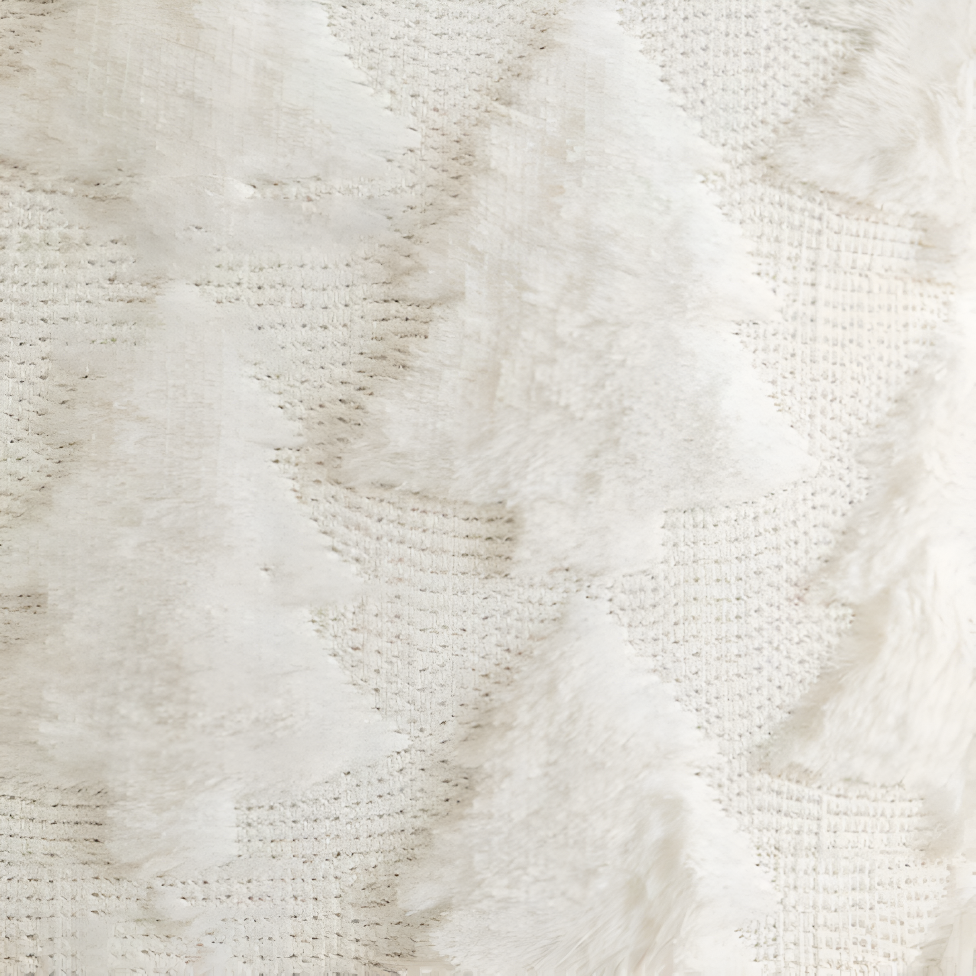 Close-up of textured white fabric
