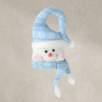 Plush Light-Up Snowman Christmas Decoration with Winter Hat 01
