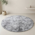 Plush Round Rug Soft Fabric Cozy Texture for Kids Room 1