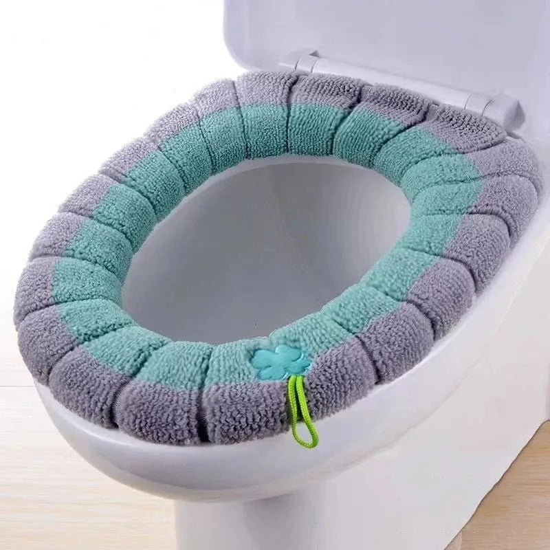 Plush Toilet Seat Cover Mat – Soft, Washable, Universal Fit for Winter Comfort and Warmth 10