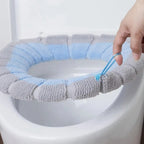 Plush Toilet Seat Cover Mat – Soft, Washable, Universal Fit for Winter Comfort and Warmth 2