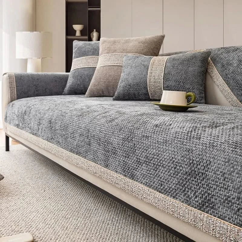 Polyester Sofa Cover - Waterproof, Non-Slip, Machine Washable Protection 2