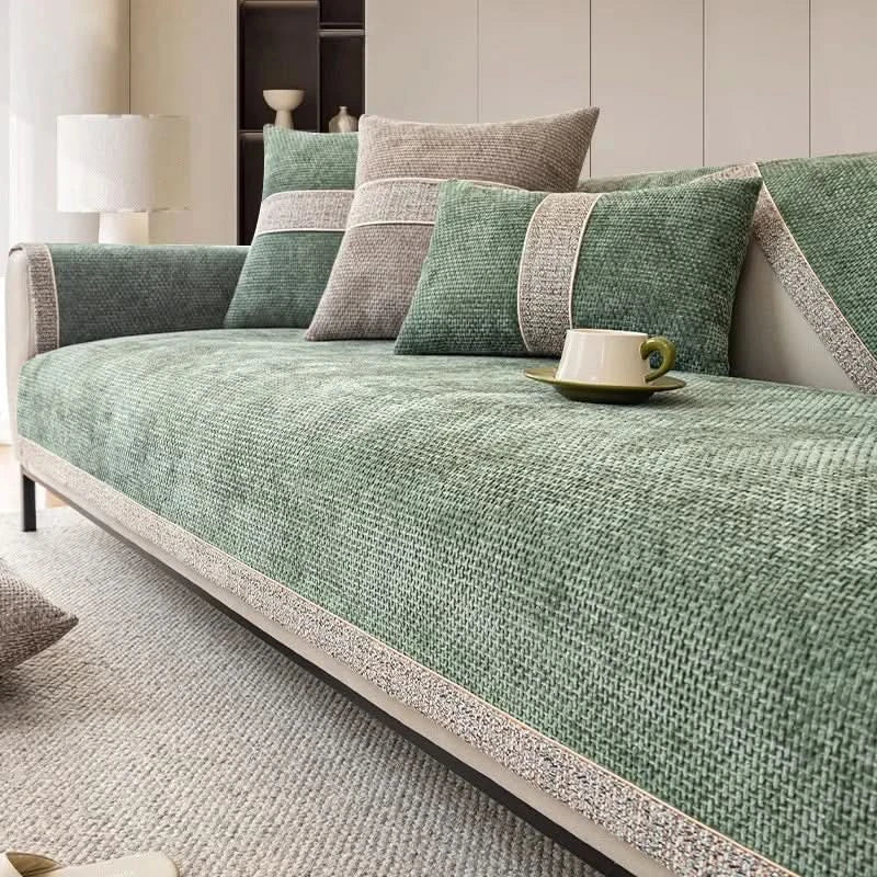 Polyester Sofa Cover - Waterproof, Non-Slip, Machine Washable Protection 4