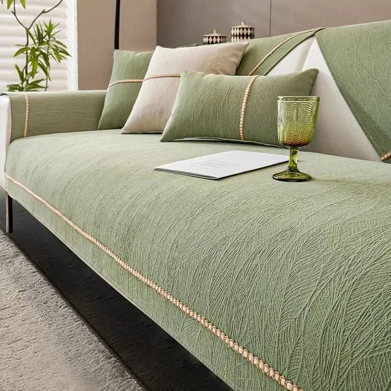 Polyester Sofa Cover - Waterproof, Non-Slip, Machine Washable Protection 5