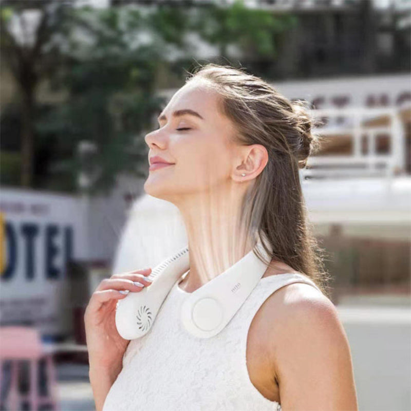 Portable Bladeless Neck Fan - 360° Airflow & Long Battery Life 0