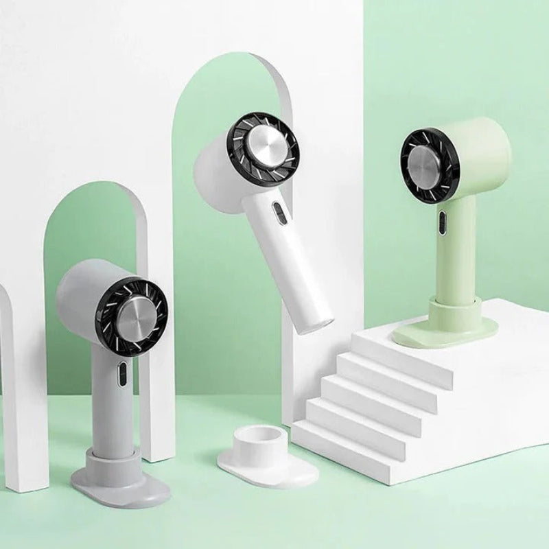 Portable Desktop Air Cooler Fan - Rechargeable, Adjustable Speed & Lightweight 6