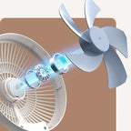 Portable Handheld Fan - Compact Design with Customizable Cooling Options 5