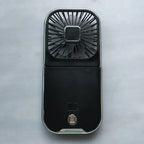 Portable Handheld Fan - USB Rechargeable, 3 Wind Modes, LED Display 1