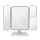 Foldable Makeup Mirror with Touch Light – Portable Vanity Mirror with Rotating Design and Storage Case 3