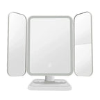 Foldable Makeup Mirror with Touch Light – Portable Vanity Mirror with Rotating Design and Storage Case 3