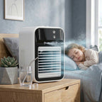 Portable Misting Air Cooler - Rechargeable, Quiet Operation & Dual Mist 0