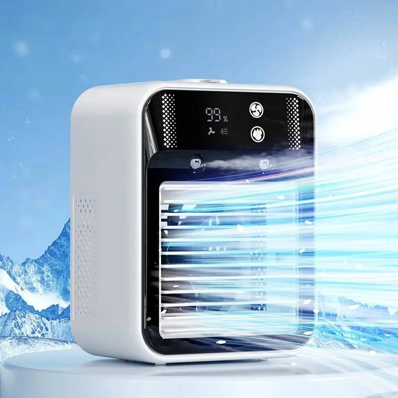 Portable Misting Air Cooler - Rechargeable, Quiet Operation & Dual Mist 6