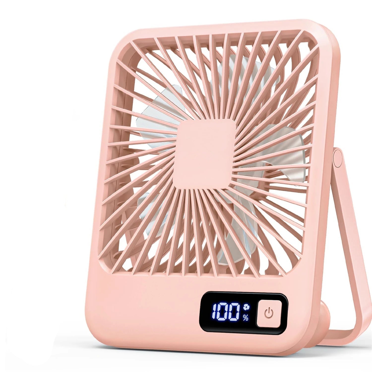 Portable Rechargeable USB Table Fan - 5-Speed Adjustable Cooling 2