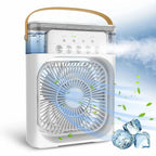 Portable USB Air Cooling Fan - Compact, Dual Functionality & Quiet Operation 0