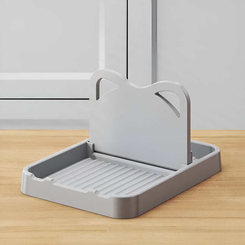 Pot Lid and Utensil Drip Holder - Space-Saving Kitchen Organizer 4