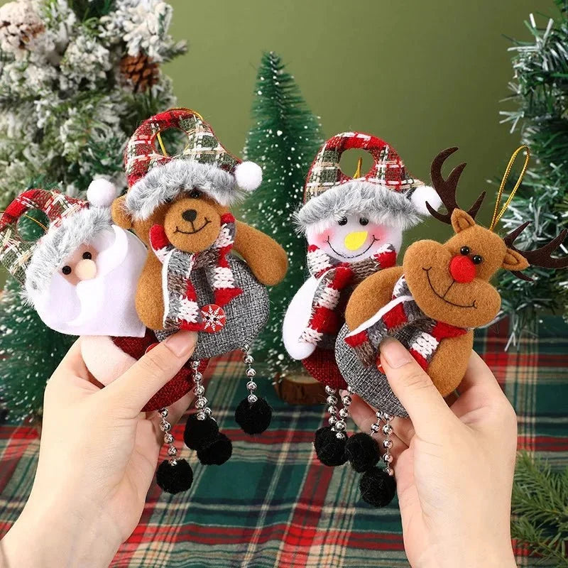 Premium Fabric Christmas Ornaments – Handcrafted Tree Decorations with Festive Patterns for Holiday Home Decor 2