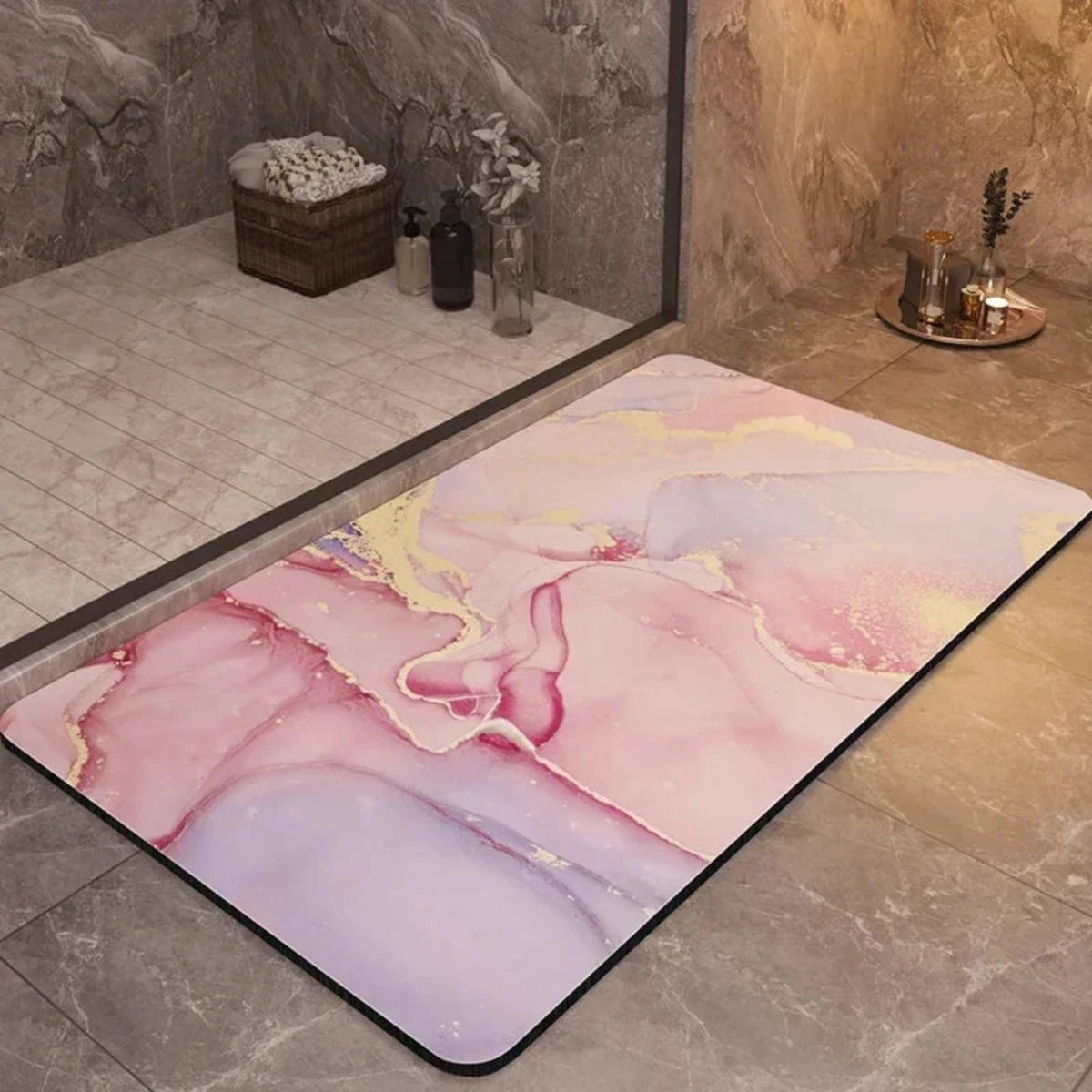 Quick-Drying Non-Slip Bath Mat - Extra Absorbent & Easy to Clean 10