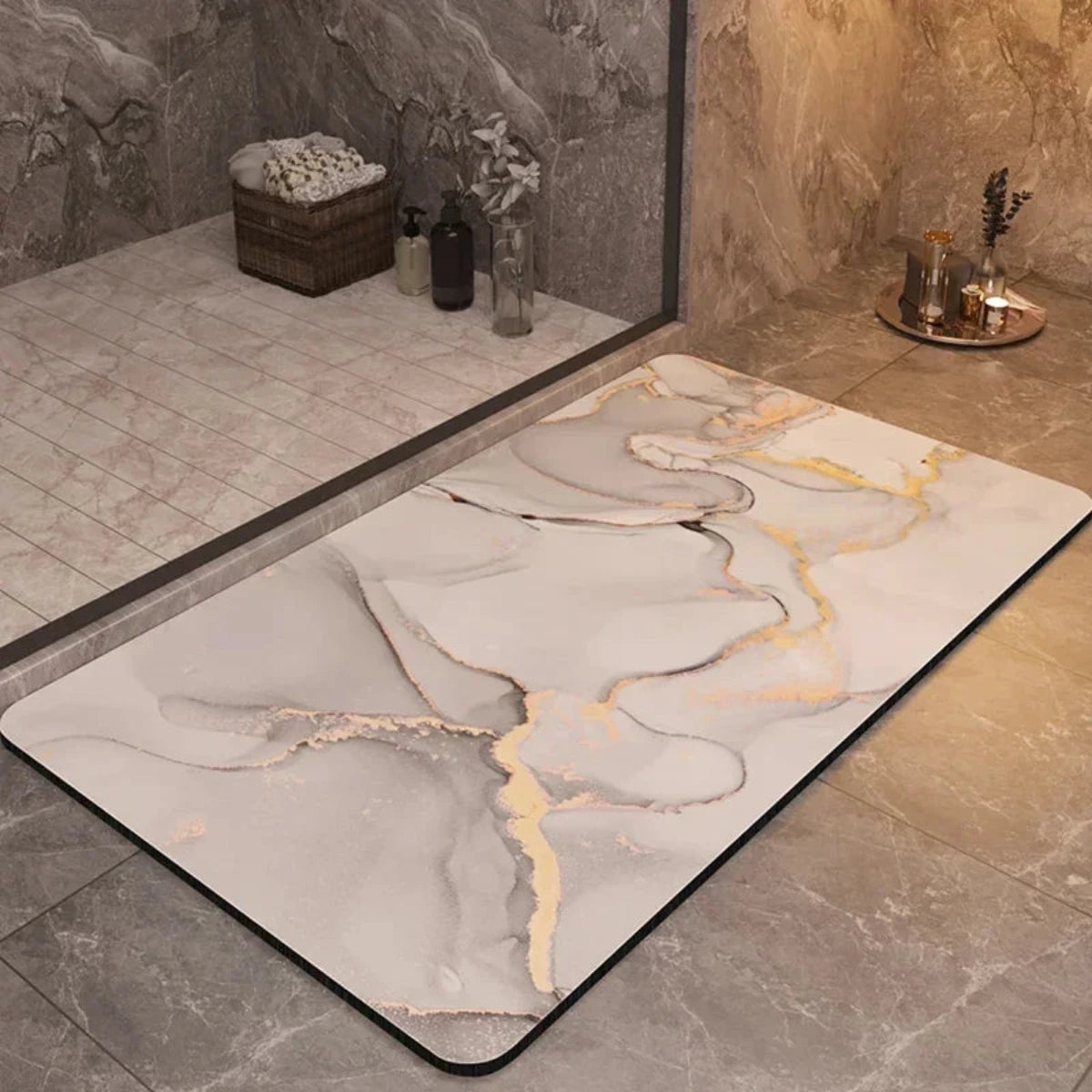 Quick-Drying Non-Slip Bath Mat - Extra Absorbent & Easy to Clean 2