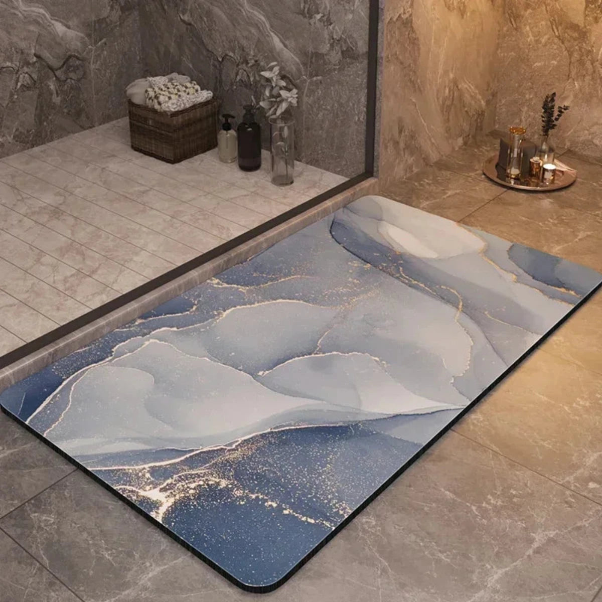 Quick-Drying Non-Slip Bath Mat - Extra Absorbent & Easy to Clean 6