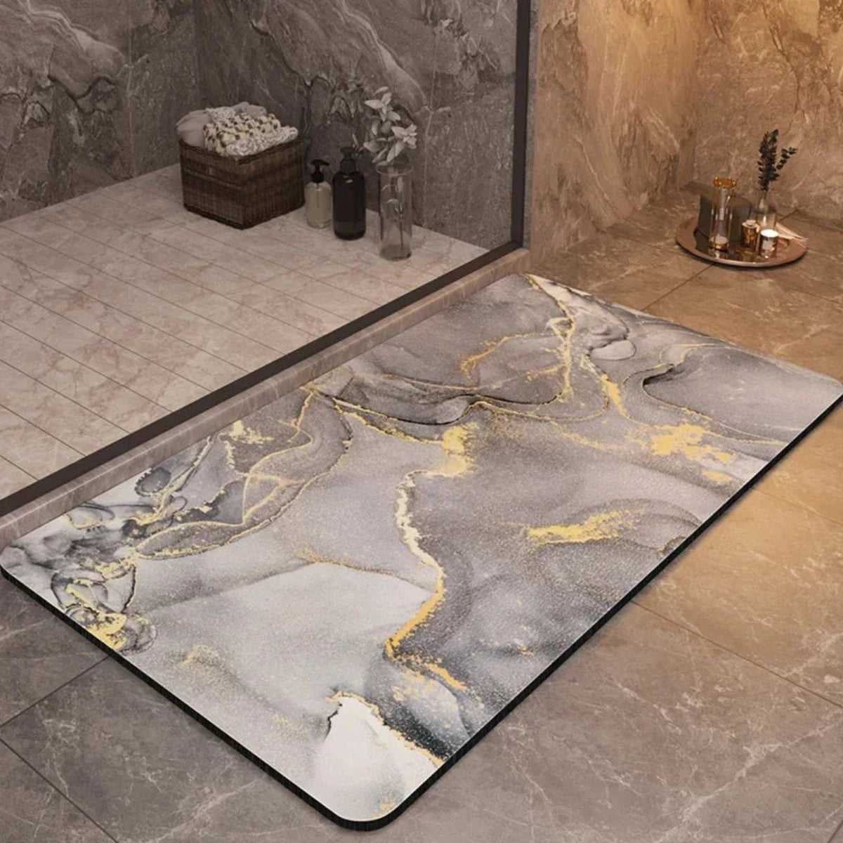 Quick-Drying Non-Slip Bath Mat - Extra Absorbent & Easy to Clean 8