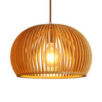 Rattan Pendant Light – Rustic Pumpkin Design for Kitchen and Living Room – Versatile Hanging Light in Multiple Sizes 7
