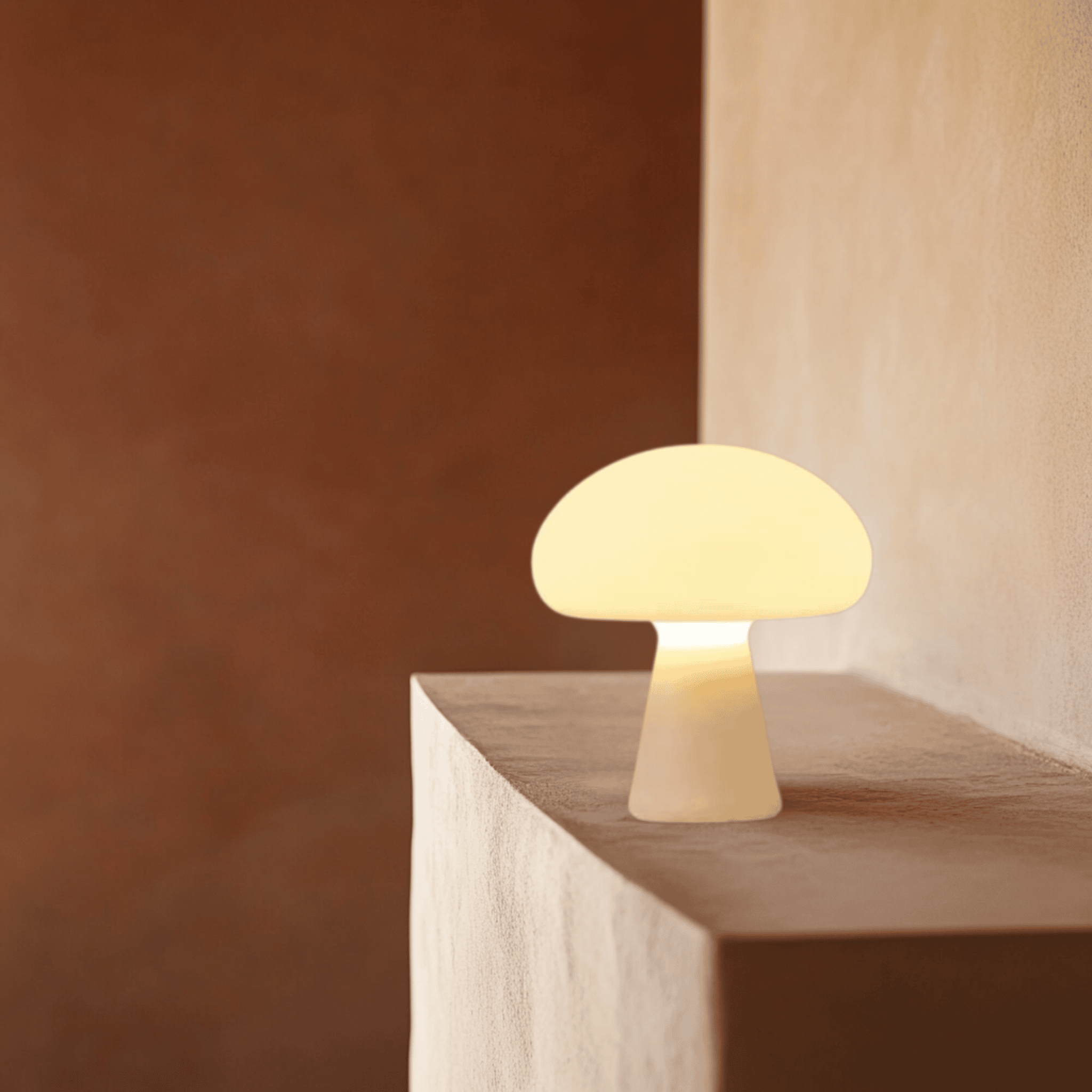 Rechargeable Cordless Table Lamp - Dimmable Warm Light for Bedside Use 0