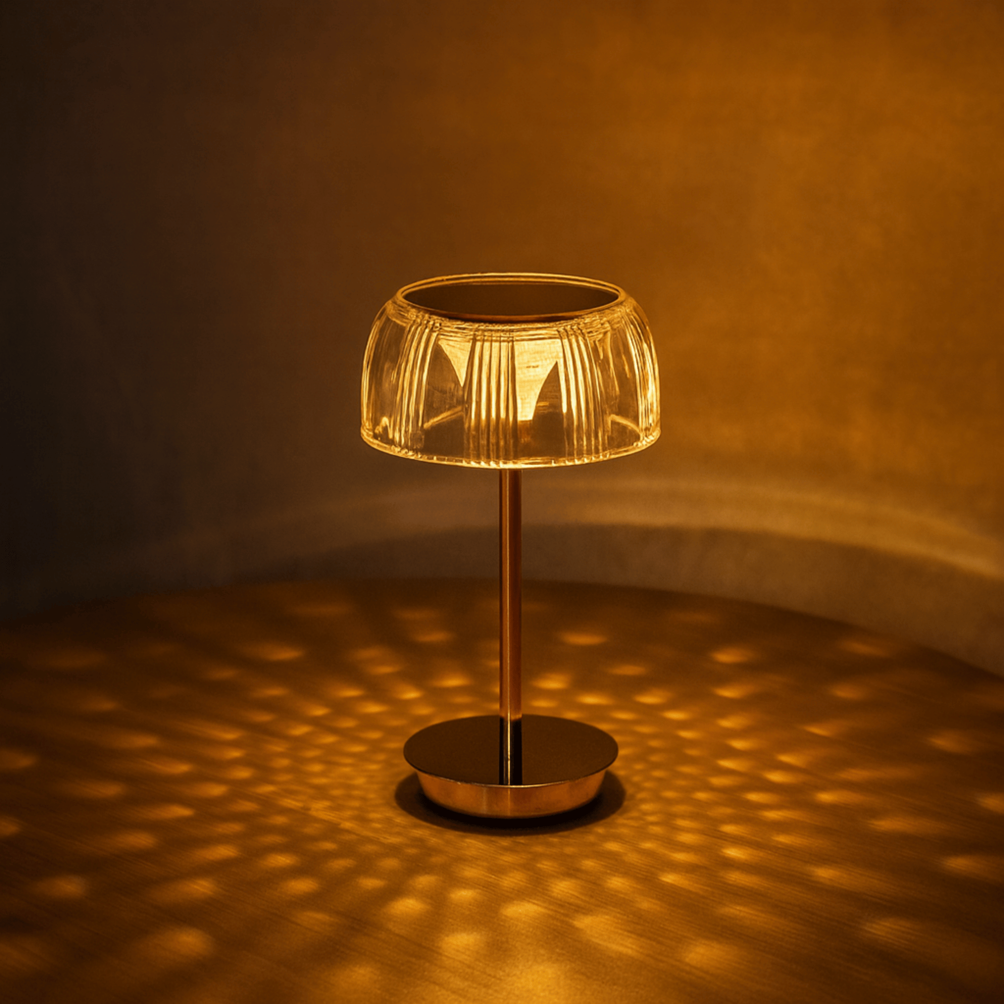 Rechargeable Jellyfish LED Table Lamp with Touch Control – Modern Acrylic Design for Bedside, Nightstand, or Home Decor 2