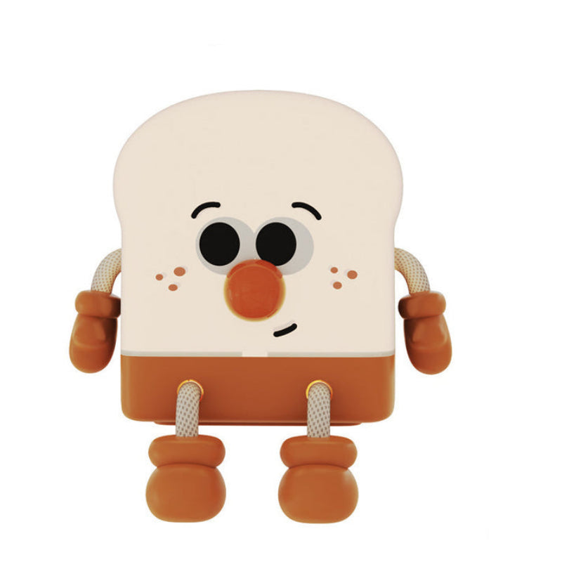 Rechargeable LED Night Light in Playful Toast Design – Warm Soothing Light for Kids' Rooms and Cozy Spaces 6