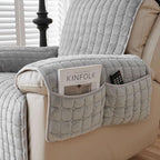 Recliner Cover - Soft Microfiber, Non-Slip Fit & Storage Pocket 6