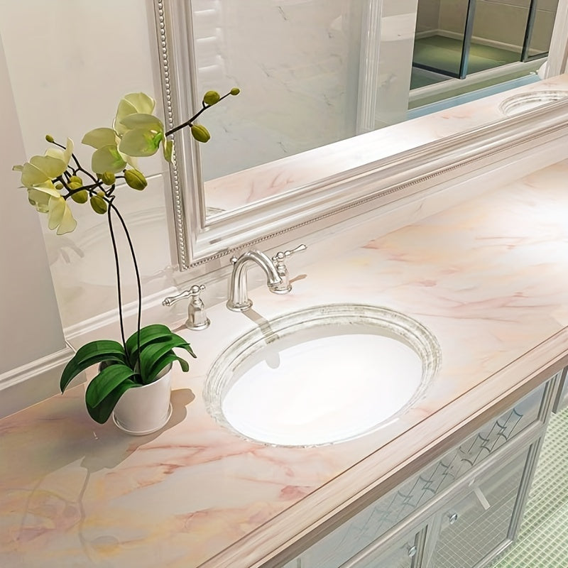 Removable Wallpaper - Self-Adhesive Marble Effect for Easy Installation 11