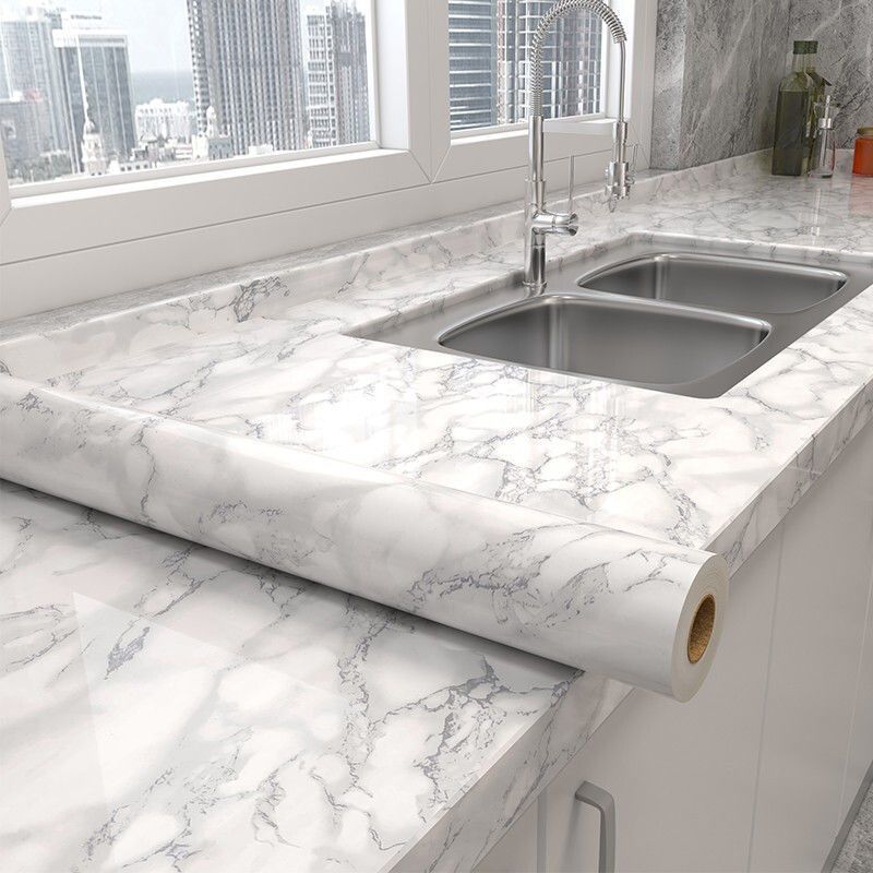 Removable Wallpaper - Self-Adhesive Marble Effect for Easy Installation 17