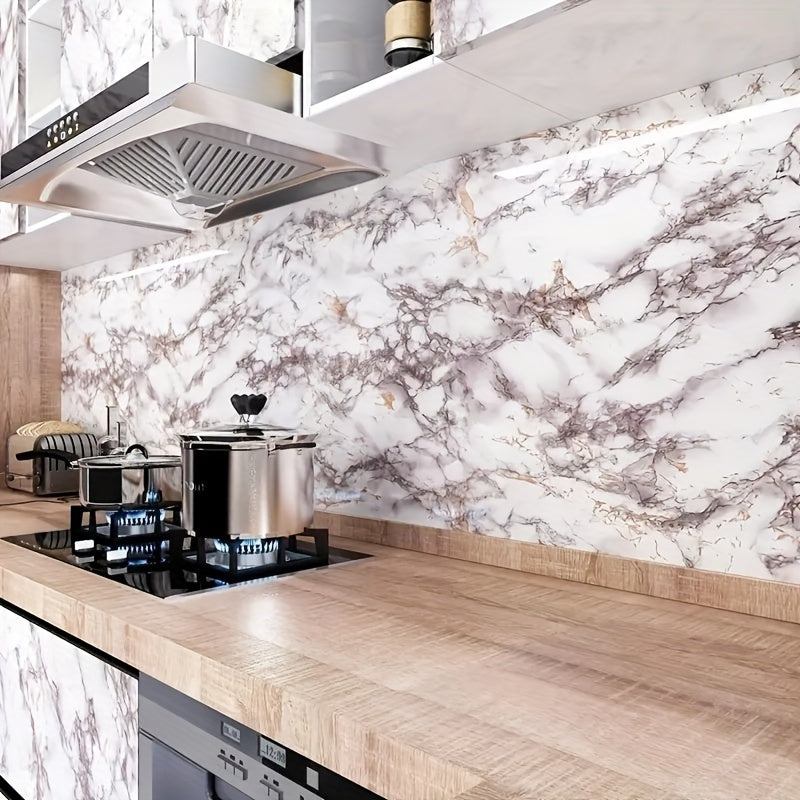 Removable Wallpaper - Self-Adhesive Marble Effect for Easy Installation 19
