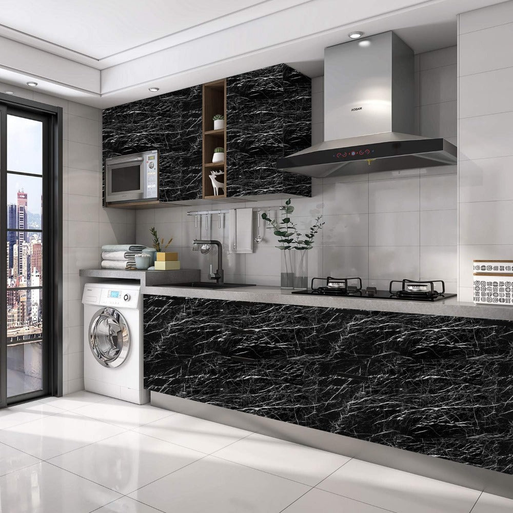 Removable Wallpaper - Self-Adhesive Marble Effect for Easy Installation 6