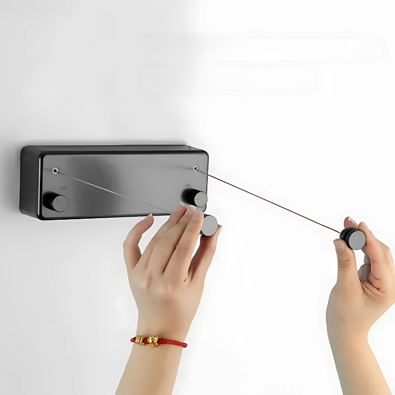 Retractable Clothesline - Space-Saving & Durable Design 1