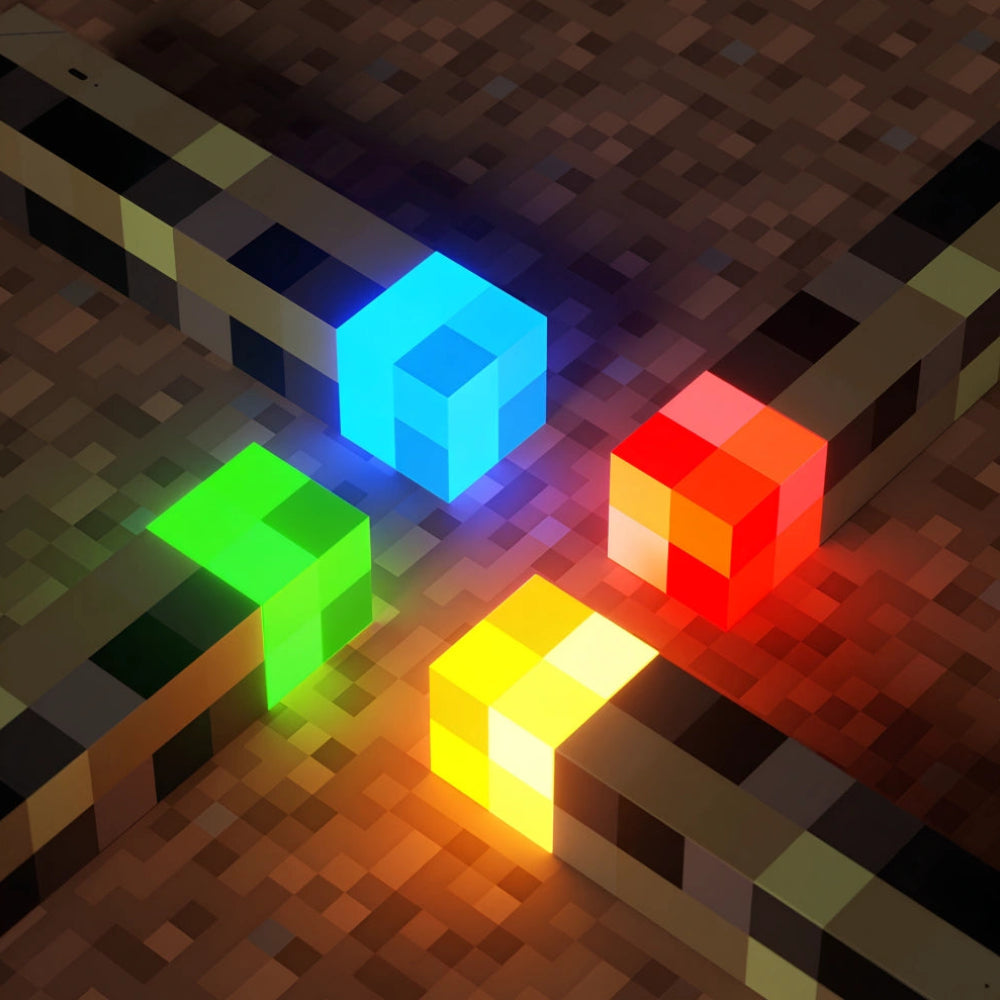 Retro Game Torch Light - Rechargeable Multi-Color Ambient Lamp 1