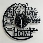 Retro Kitchen Wall Clock - Timeless LED Decor for Home and Functionality 0