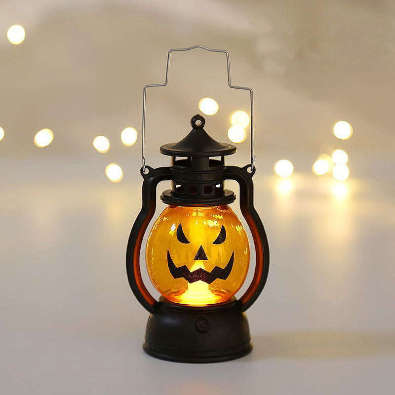 Retro Skull LED Night Light - Battery Operated Lantern for Ambient Decor 5