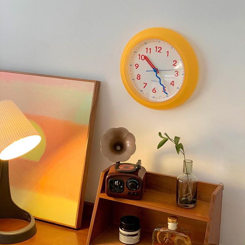 Retro Wall Clock Decor with Silent Movement – Acrylic Timepiece in Multiple Colors, Stylish Modern Design for Home 1