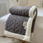 Reversible Sherpa Blanket – Ultra-Soft Brushed Fleece, Cozy All-Season Throw for Sofa and Bed, Lightweight and Machine Washable 0