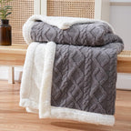 Reversible Sherpa Blanket – Ultra-Soft Brushed Fleece, Cozy All-Season Throw for Sofa and Bed, Lightweight and Machine Washable 1