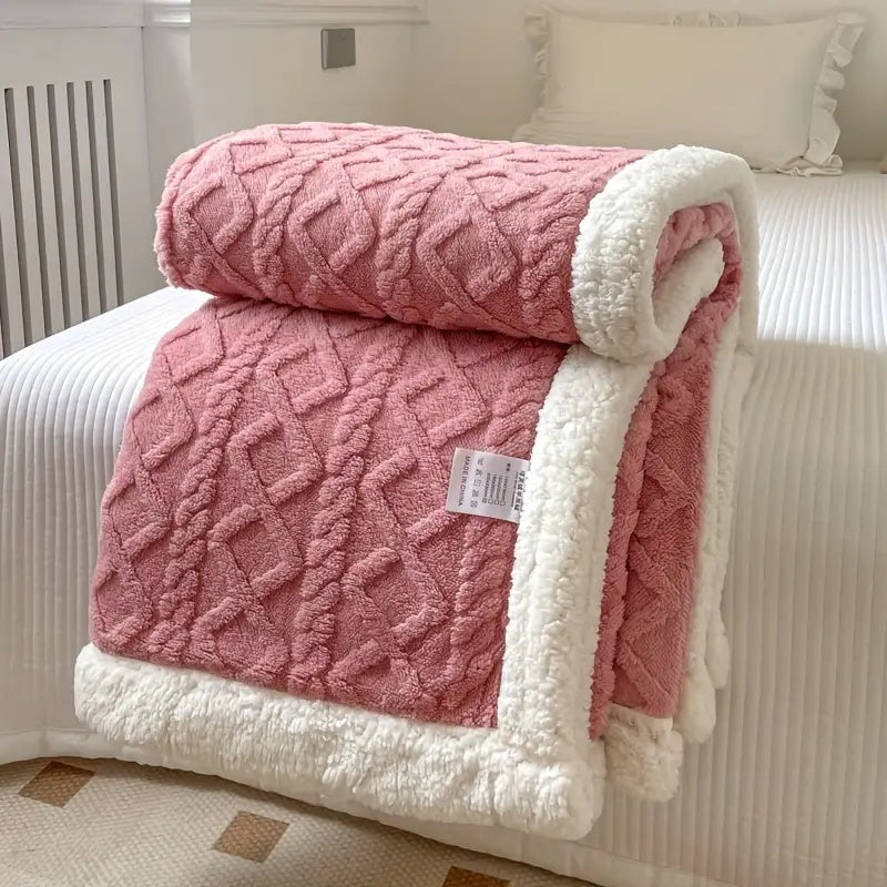 Reversible Sherpa Blanket – Ultra-Soft Brushed Fleece, Cozy All-Season Throw for Sofa and Bed, Lightweight and Machine Washable 7