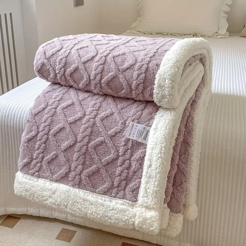 Reversible Sherpa Blanket – Ultra-Soft Brushed Fleece, Cozy All-Season Throw for Sofa and Bed, Lightweight and Machine Washable 9