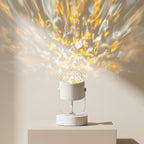 Ripple Effect Table Lamp, Aluminum Material, 20x25.1x19 cm Size, Projection Lighting 1