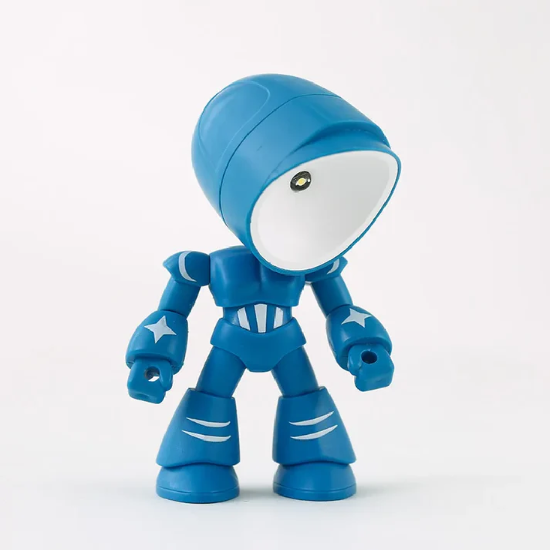Robot LED Table Lamp - Futuristic Design for Desk & Bedside Use 1