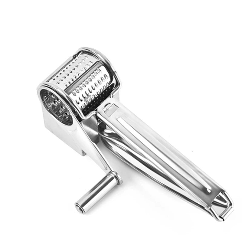 Rotary Cheese Grater - Effortless Grating with Interchangeable Drums 8