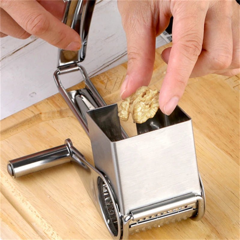 Rotary Cheese Grater - Effortless Stainless Steel Shredding Tool 5