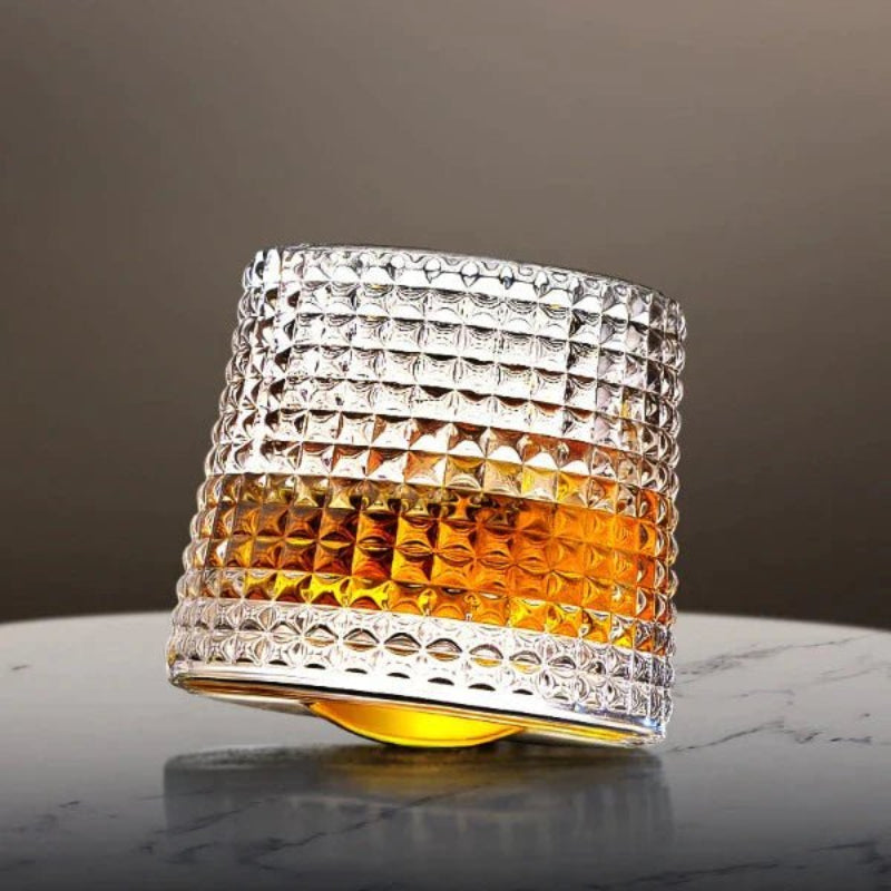 Rotatable Whiskey Glasses - Enhance Aroma & Style 0